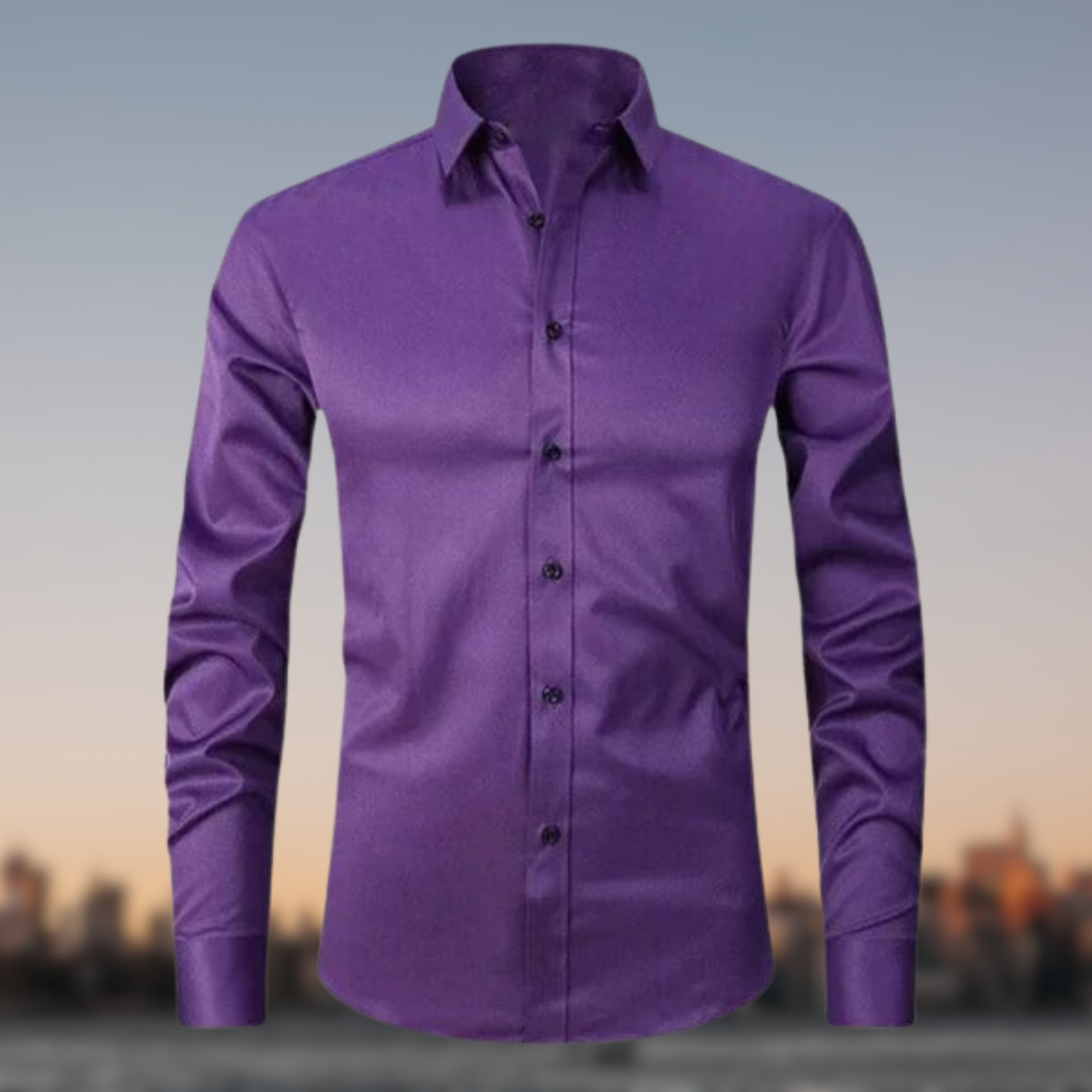 Orville - Men's Stretch Wrinkle-Resistant Dress Shirt