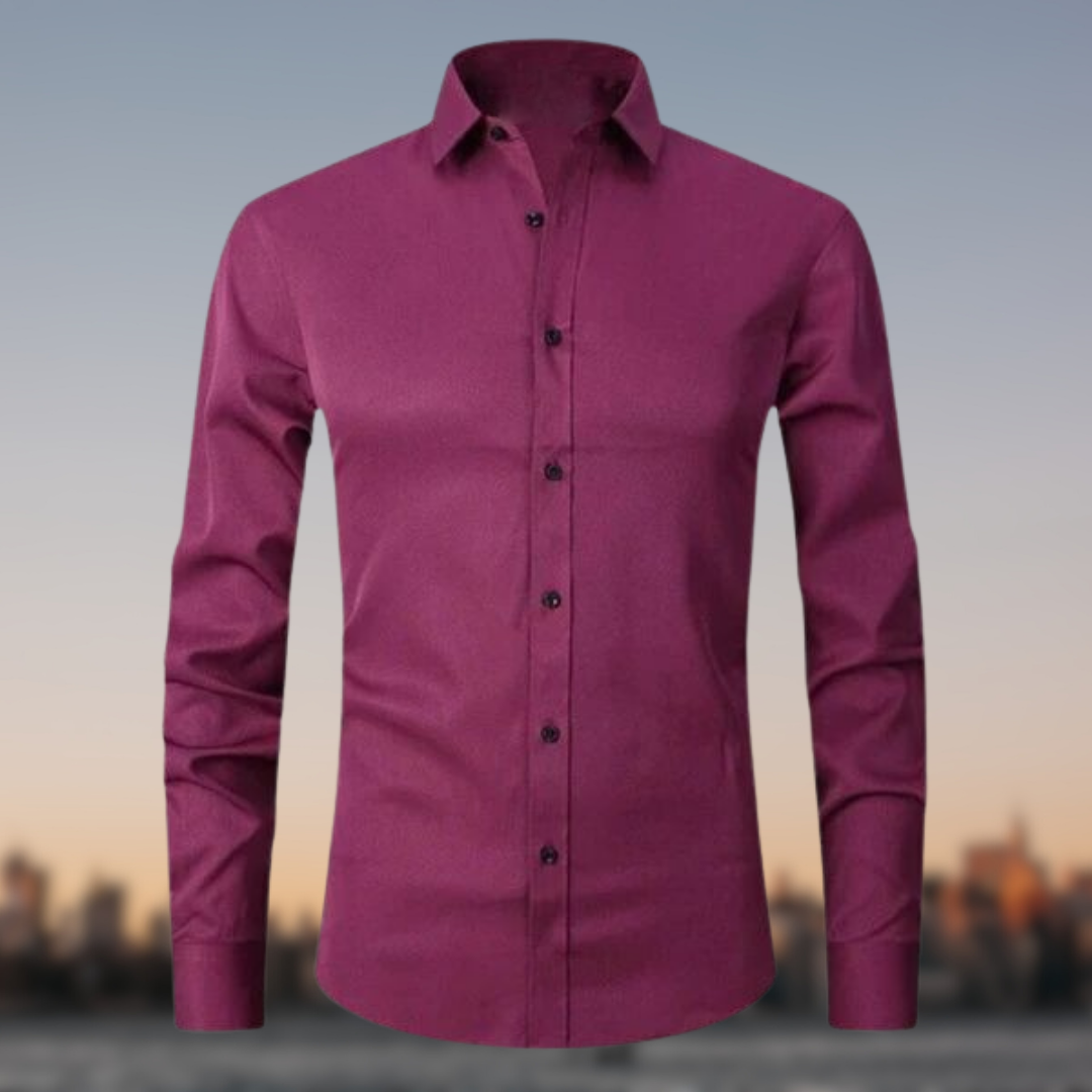 Orville - Men's Stretch Wrinkle-Resistant Dress Shirt