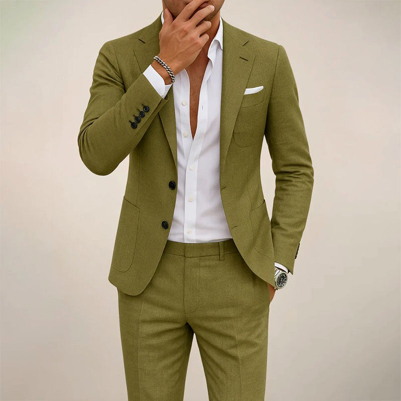 Dashiell - Men's Tailored Two-Piece Summer Set