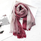 Adrian - Men's Pinstripe Lightweight Linen Scarf