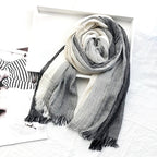 Adrian - Men's Pinstripe Lightweight Linen Scarf