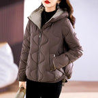 Alice - Women's Zip Front Diamond Quilted Windbreaker 4