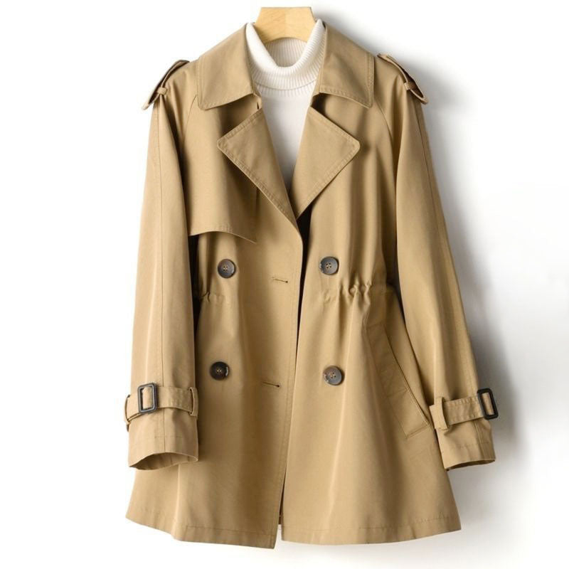 Audrey - Women's Double-Breasted Trench Coat