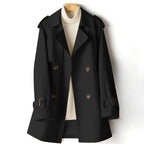 Audrey - Women's Double-Breasted Trench Coat