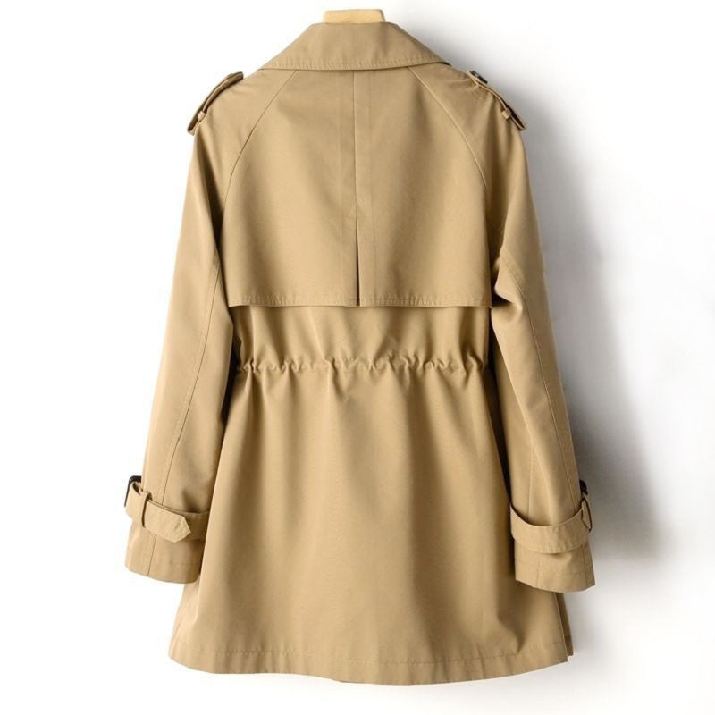 Audrey - Women's Double-Breasted Trench Coat