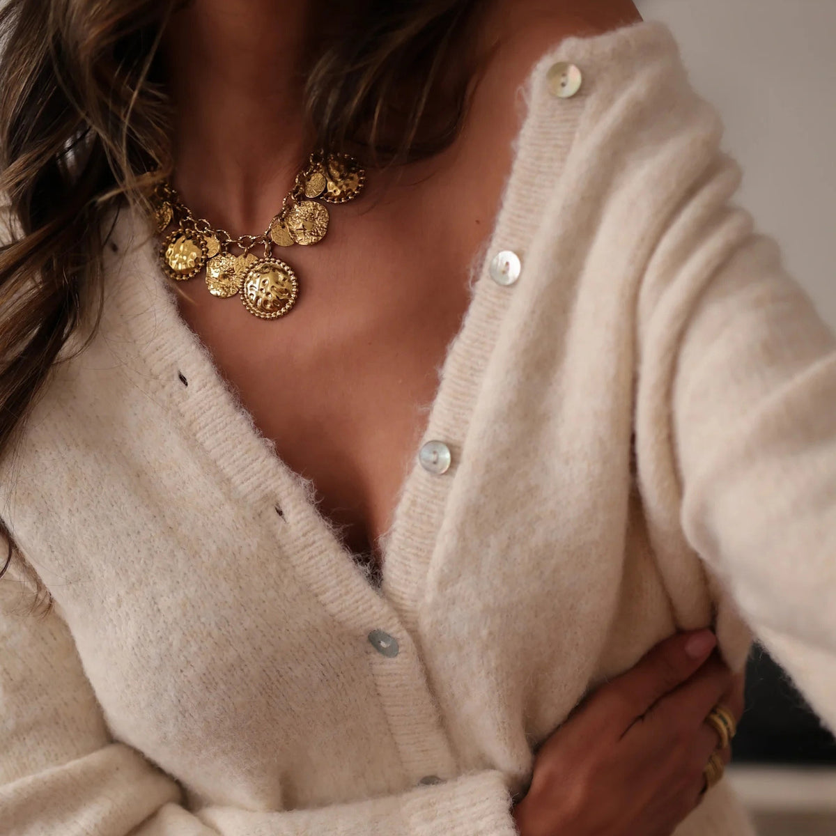 Bea - Women’s Soft Knit Button-Front Cardigan
