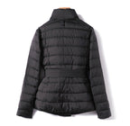 Bella - Women's Belted Shawl Collar Down Jacket