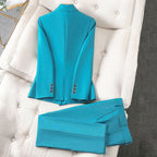 Bella - Women's Single-Button Blazer and Pants Set