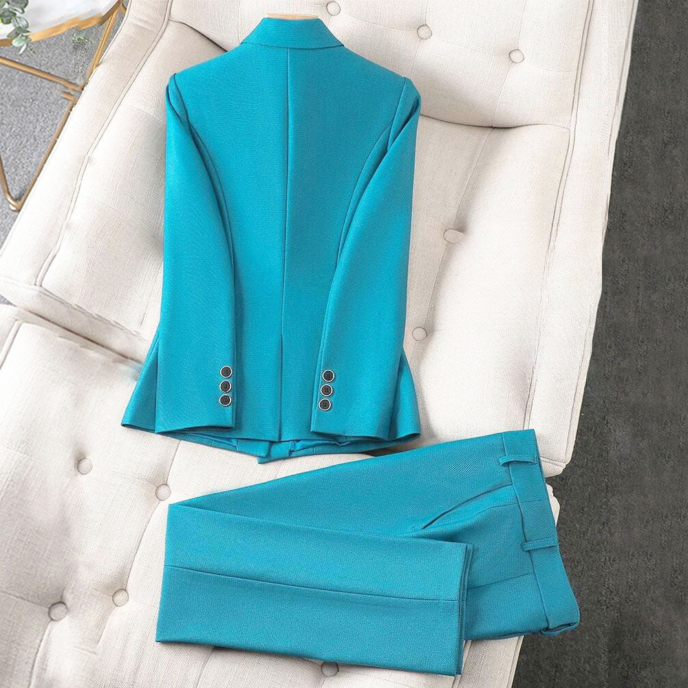 Bella - Women's Single-Button Blazer and Pants Set