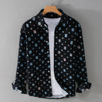 Benjamin - Men’s Frayed Plaid Pattern Casual Shirt