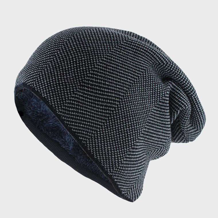Bergen - Relaxed-Fit Knit Beanie with Warm Fleece Interior