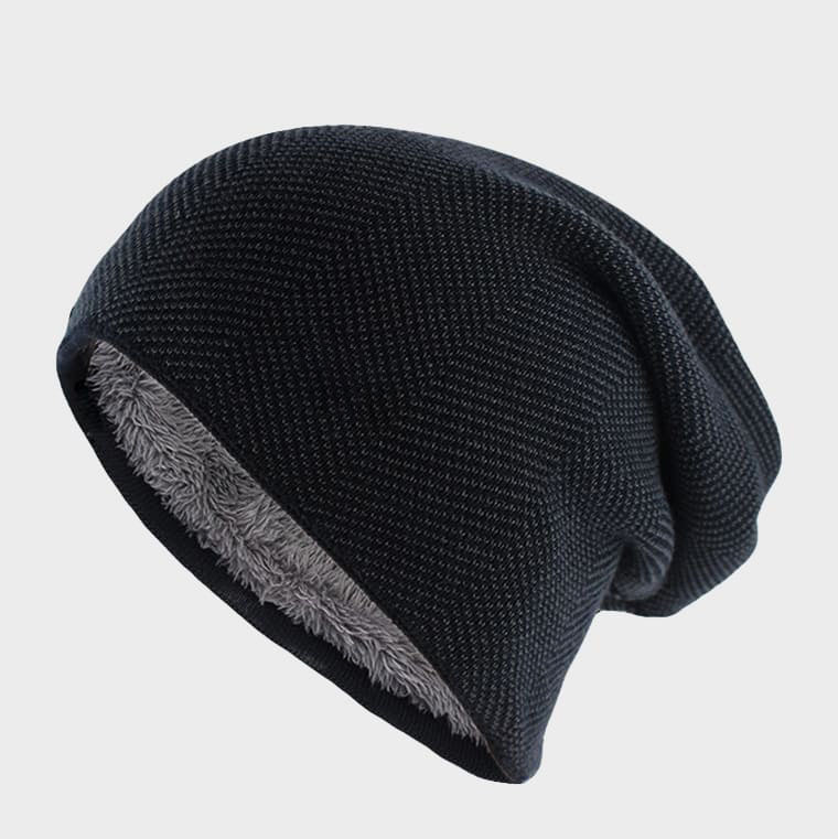Bergen - Relaxed-Fit Knit Beanie with Warm Fleece Interior