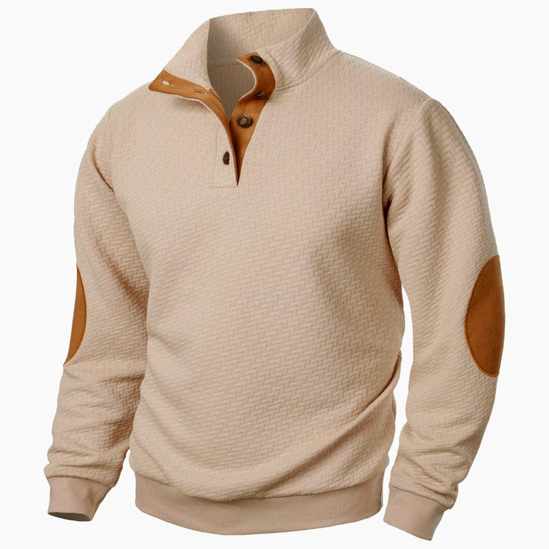 Bertie - Men's Jacquard Stand Collar Lightweight Jacket 3