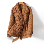 Bethany - Women's Belted Quilted Down Jacket
