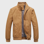 Calvin - Men's Stand Collar Slim Fit Bomber Jacket