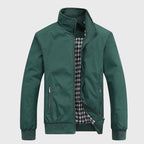 Calvin - Men's Stand Collar Slim Fit Bomber Jacket