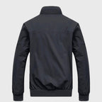 Calvin - Men's Stand Collar Slim Fit Bomber Jacket