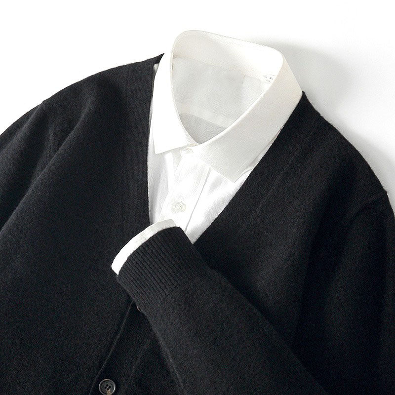 Camron - Men's Lightweight V-Neck Knit Cardigan