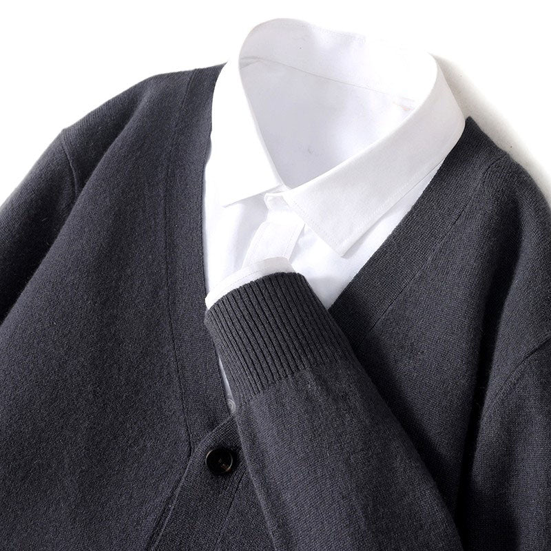 Camron - Men's Lightweight V-Neck Knit Cardigan
