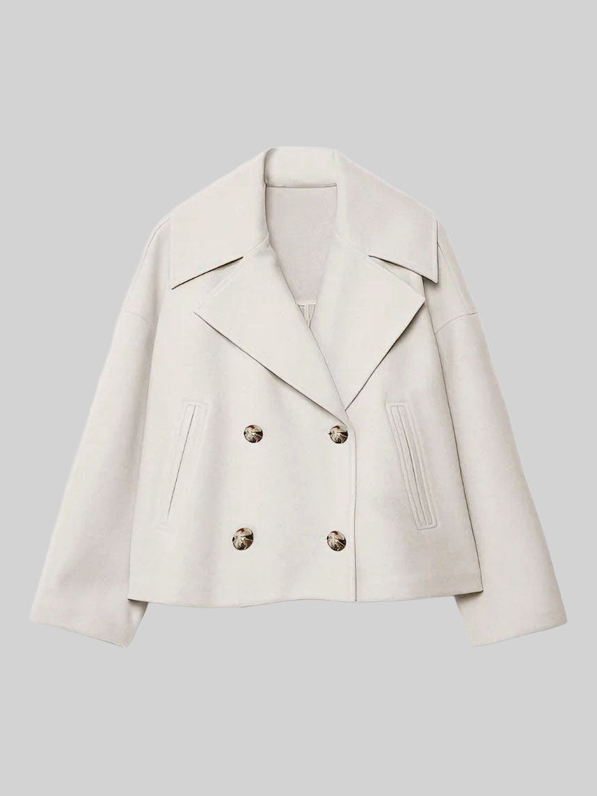 Carmela - Women's Double-Breasted Lapel Jacket