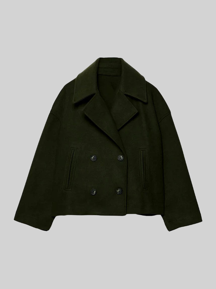 Carmela - Women's Double-Breasted Lapel Jacket