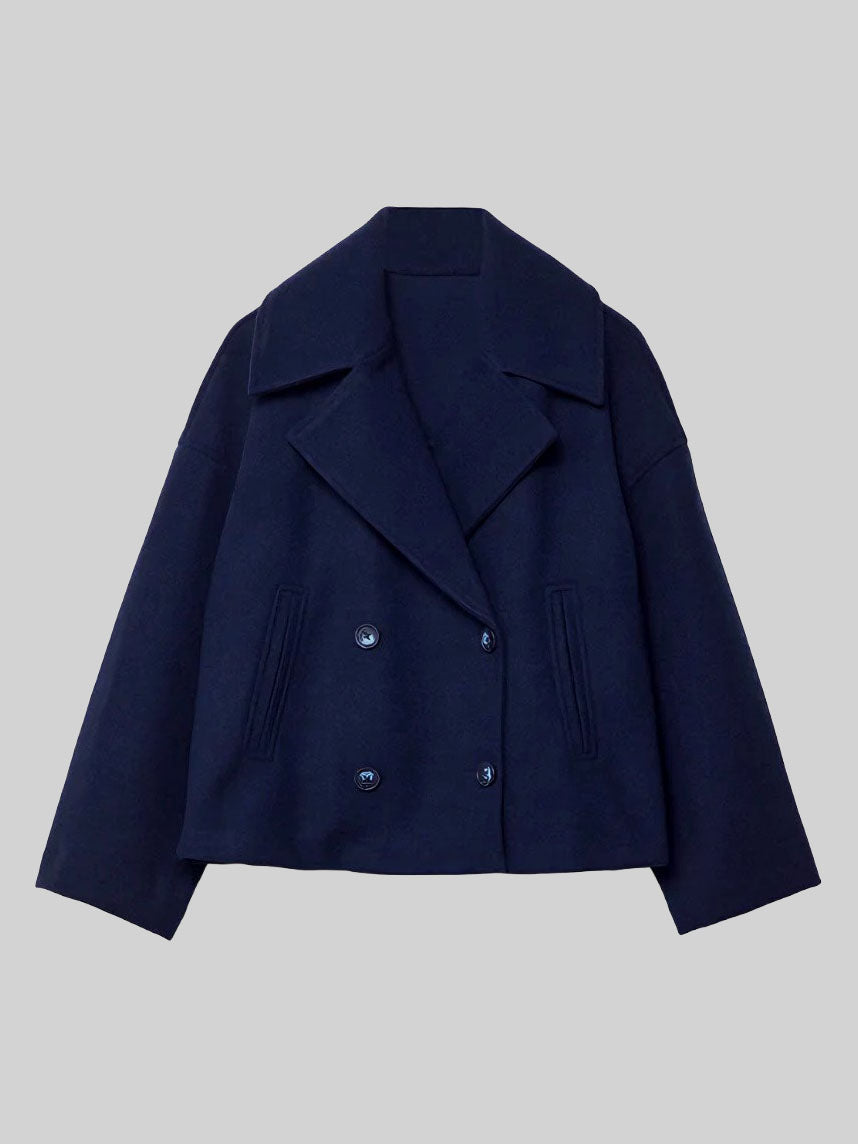 Carmela - Women's Double-Breasted Lapel Jacket