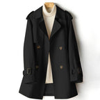 Caroline - Women's Belted Cuff Classic Trench Coat