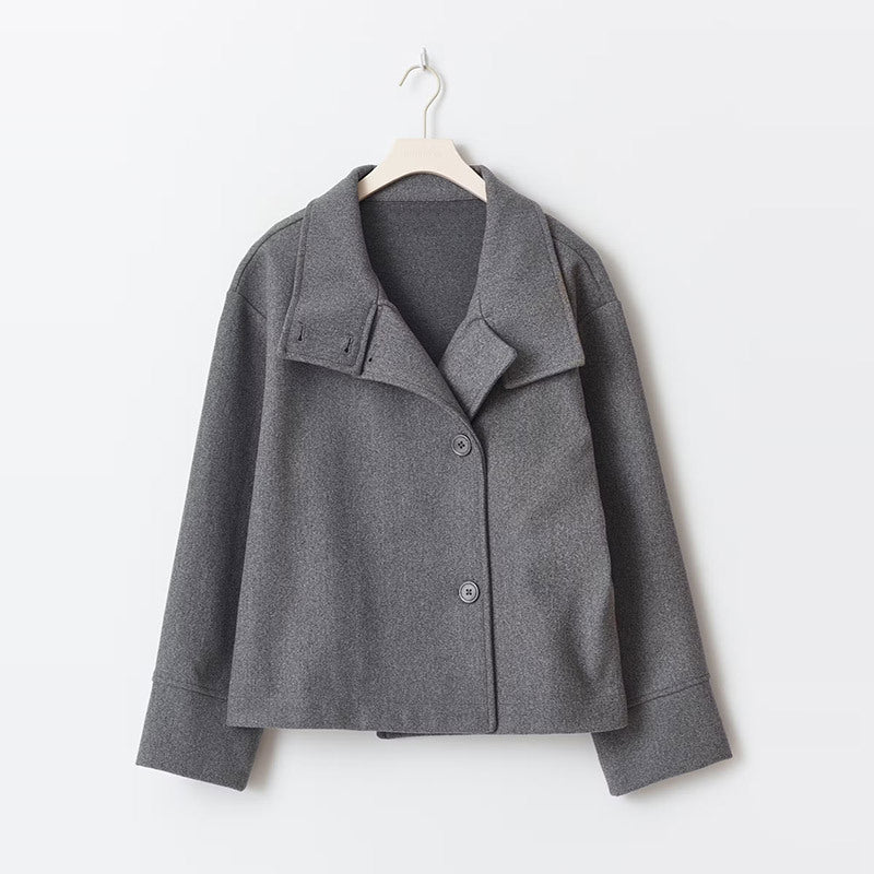 Chloe - Women's Double-Breasted Wool Blend Jacket