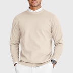 Colten - Men's Textured Knit Crewneck Sweater