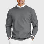 Colten - Men's Textured Knit Crewneck Sweater