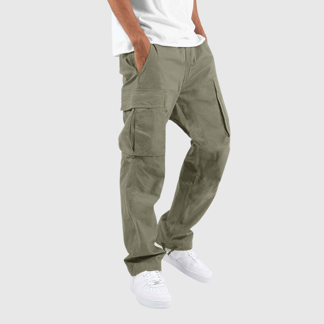 Colton - Men's Relaxed Fit Multi-Pocket Cargo Pants
