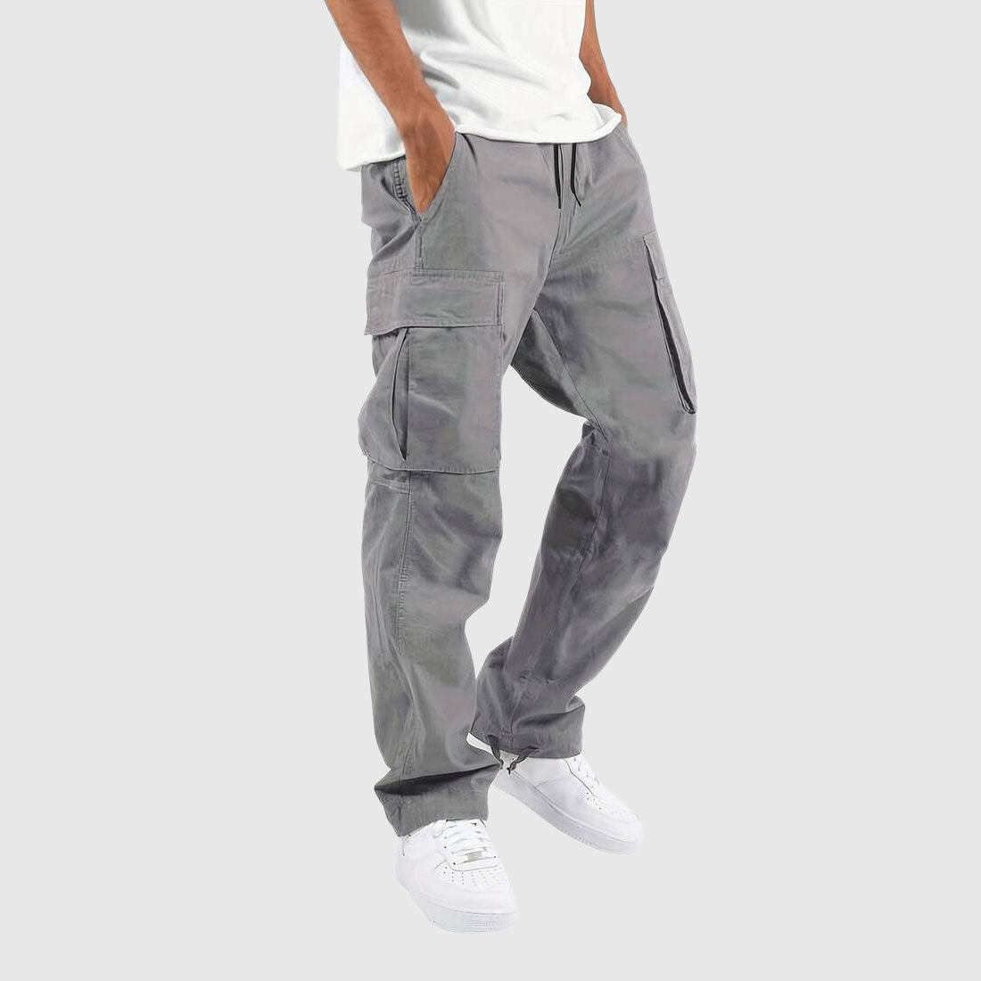 Colton - Men's Relaxed Fit Multi-Pocket Cargo Pants