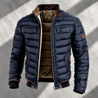 Crawford - Men's Stand Collar Quilted Winter Jacket