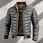 Crawford - Men's Stand Collar Quilted Winter Jacket