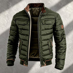Crawford - Men's Stand Collar Quilted Winter Jacket