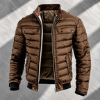 Crawford - Men's Stand Collar Quilted Winter Jacket