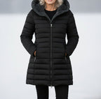 Daphne - Women's Fleece-Lined Puffer Coat