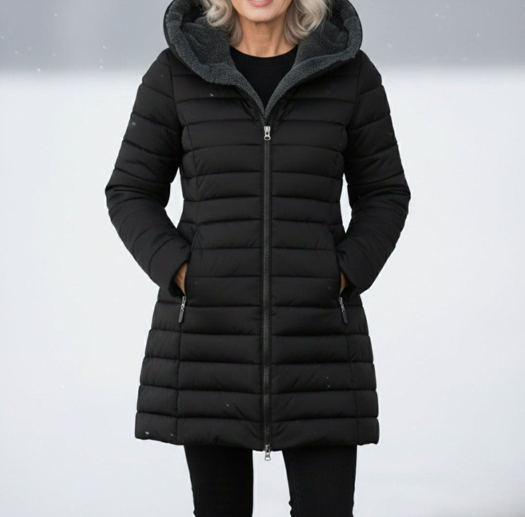 Daphne - Women's Fleece-Lined Puffer Coat