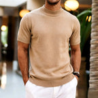Denis - Men's Half-Turtleneck Slim Fit Sweater