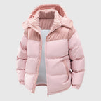 Dustin - Men's Corduroy Panel Hooded Puffer Jacket