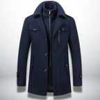 Eldon - Men's Refined Notched Lapel Coat