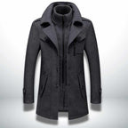 Eldon - Men's Refined Notched Lapel Coat