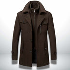 Eldon - Men's Refined Notched Lapel Coat