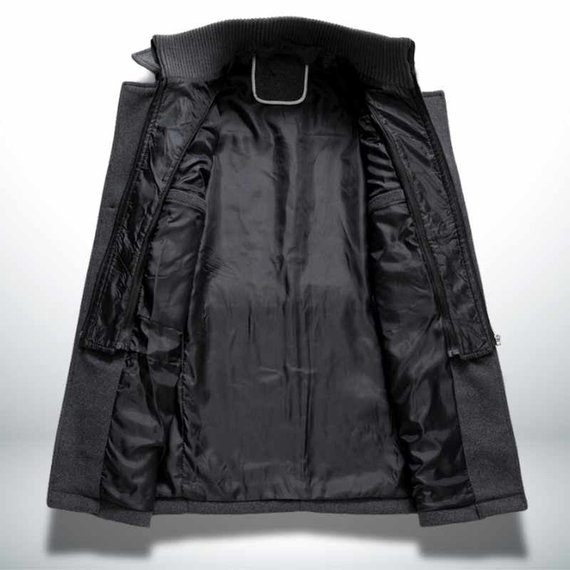 Eldon - Men's Refined Notched Lapel Coat