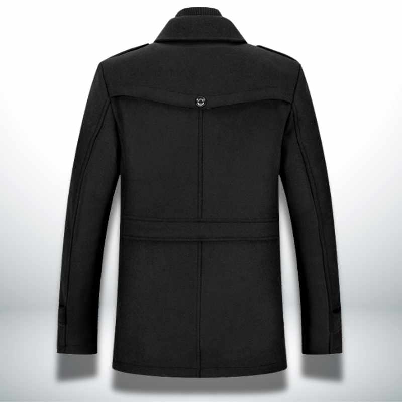Eldon - Men's Refined Notched Lapel Coat