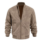 Ernest - Men's Suede Stand Collar Lightweight Jacket