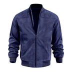 Ernest - Men's Suede Stand Collar Lightweight Jacket