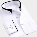 Finn - Men's Button-Down Contrast Collar Shirt