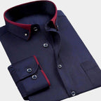 Finn - Men's Button-Down Contrast Collar Shirt