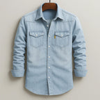 Garrett - Men's Dual Pocket Denim Shirt